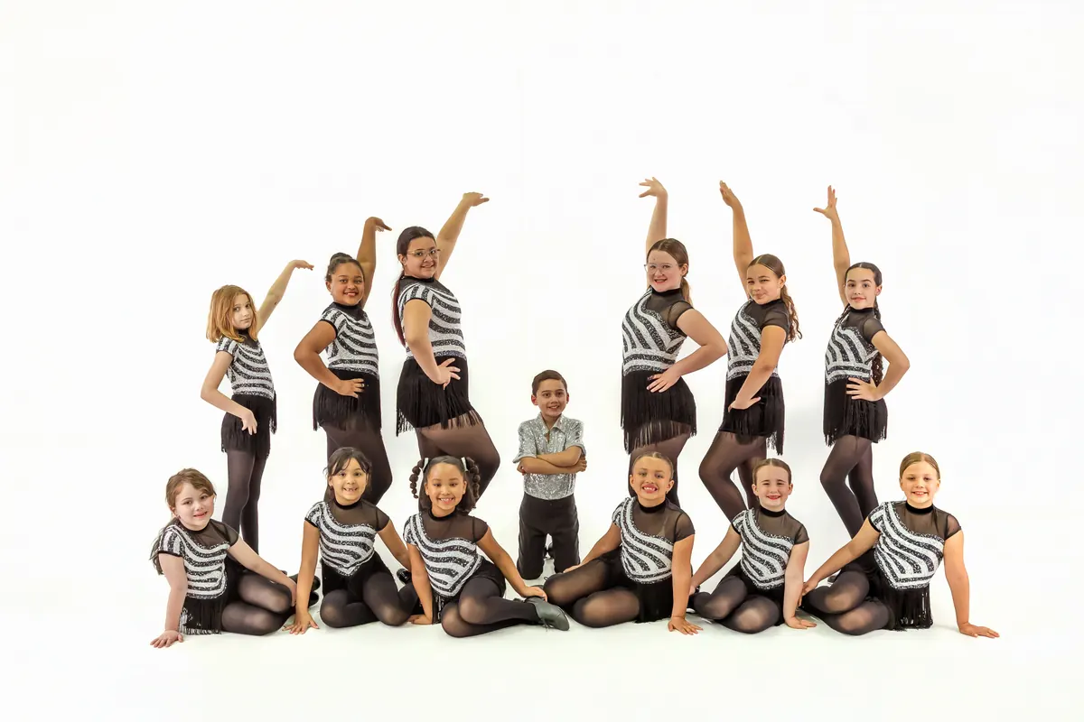 Jazz dance class at Stage Door Dance Studio Manassas VA